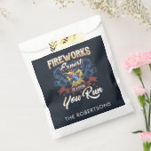 Grappig vuurwerk expert run als ik 4 juli loop bedankzakje (Gezegeld)