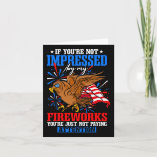 Grappig vuurwerk op Onafhankelijkheidsdag Kaart