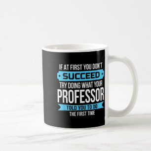 Grappig waarderingsgeschenk voor professor koffiemok