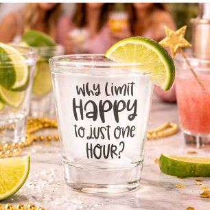 Grappig Waarom Gelukkig Beperken tot Net Één Uur Shot Glas
