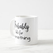 Grappig waarschijnlijk laat voor iets koffiemok (Voorkant links)