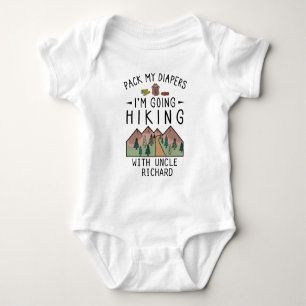 Grappig Wandelen Baby Hiker Uncle Schattige Wandel Romper