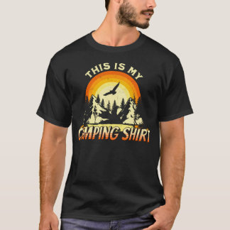 Grappig Wandelen Buitenshuis Dit Is Mijn Camping S T-shirt