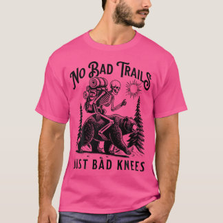 Grappig Wandelen Kamperen Buiten Geen Slechte Pade T-shirt