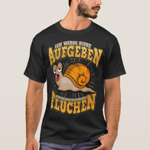 Grappig Wandelende Rennende Slak Cadeau T-shirt