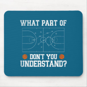 Grappig Wat Begrijp Ik Niet Aan Basketball Muismat