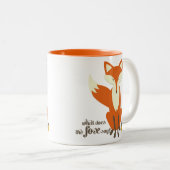 Grappig wat de Fox de illustratie Mok noemt (Voorkant rechts)