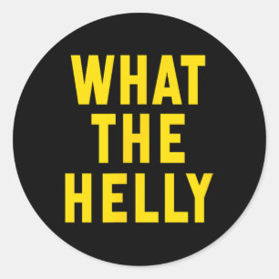 Grappig Wat De Helly Y2k Gen Z Iconische Trend Aes Ronde Sticker