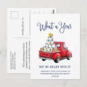 Grappig wat een jaar kerstbedrijf briefkaart (Voorkant / Achterkant)