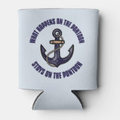 Grappig wat er gebeurt op de ponton vakantie trip blikjeskoeler (Voorkant)