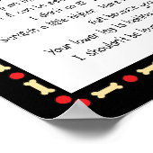 Grappig wat ik geleerd heb van Catahoula Leopard D Poster (Hoek)