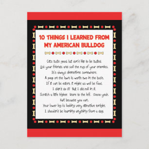 Grappig wat ik geleerd heb van mijn Amerikaanse bu Briefkaart