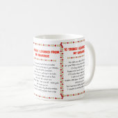 Grappig wat ik geleerd heb van mijn Havanees Koffiemok (Voorkant rechts)