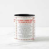 Grappig wat ik geleerd heb van mijn Italiaanse Gre Mok (Midden)