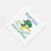 Grappig wat je draak ook drijft servet (Hoek)