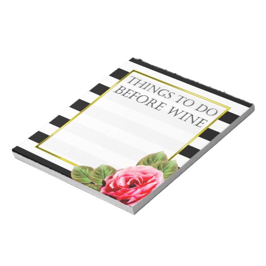 Grappig wat je moet doen voor je wijn notitieblok (Gedraaid)