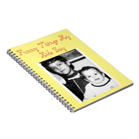 Grappig wat mijn Kinderen zeggen: "Stomme Spiral N Notitieboek (Rechterzijde)
