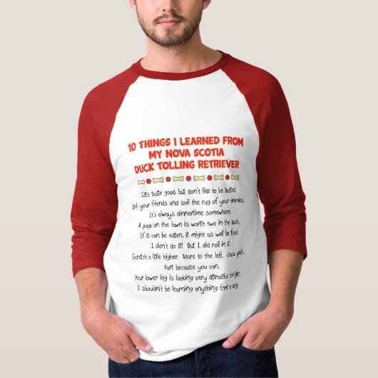 Grappig wat we geleerd hebben van Nova Scotia Duck T-shirt (Voorkant)