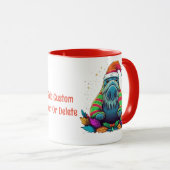 Grappig Water Kleur Walrus Santa Kerstmis Party Mok (Voorkant rechts)