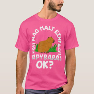 Grappig watervarken Gezegde Capybara T-shirt