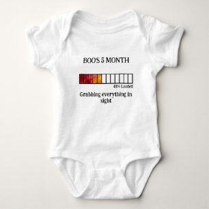 Grappig Waterverf Baby Mijlpaal Body 5 Maand Romper