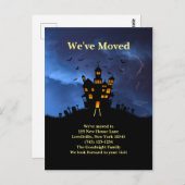 Grappig, we hebben Spooky Black Haunted House verp Briefkaart (Voorkant / Achterkant)