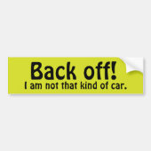 Grappig weer! Bumpersticker (Voorkant)