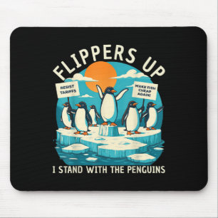 grappig weerstaan pinguïns protest tegen tarieven muismat
