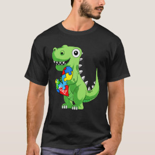 Grappig wees aardig Autisme bewustzijn puzzel hart T-shirt