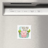 Grappig, weg van de Fridge Pig Magneet (Insitu (Vaatwasser))