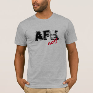 Grappig weg van toetsenbord niet zwart rood alle k t-shirt