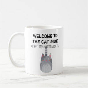 Grappig welkom aan de kant van de kat koffiemok