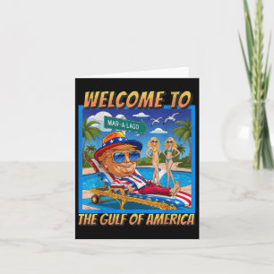 Grappig welkom in de Golf van Amerika 9 februari B Kaart