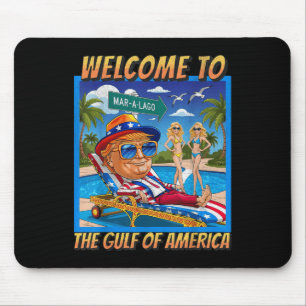 Grappig welkom in de Golf van Amerika 9 februari B Muismat