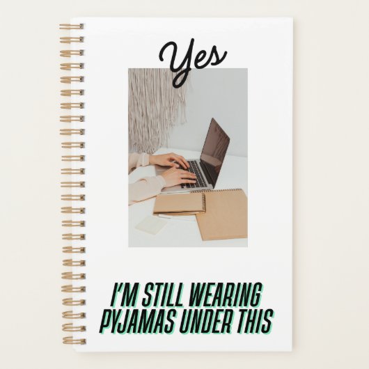 Grappig werk bij thuisplanner planner (Voorkant)