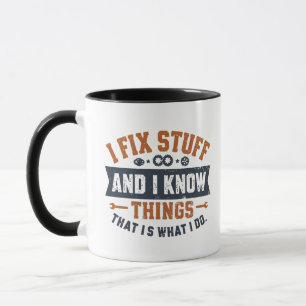 Grappig Werk Giftful Quote Shirt – Fix Stuff & Kno Mok