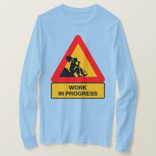 Grappig Werk in Uitvoering Grafisch T-Shirt – Humo