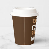 grappig werk koffiebar papieren bekers (Rechts)
