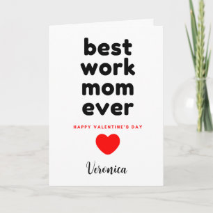 Grappig werk mama Valentijnsdag Kaart
