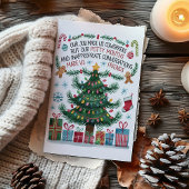 Grappig Werk Vriend Collega Kerst Kaart