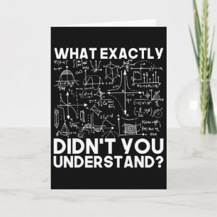 Grappig wetenschappelijk cadeau-idee natuurkundige kaart