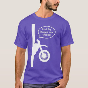 Grappig Wheelie Dirt Bike Motorcross racen T-shirt