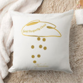 Grappig White Gold Prosperity Cloud Sierkussen (Deken)