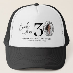 Grappig, wie is er 30! Foto 30e verjaardag Trucker Pet