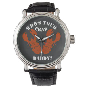 Grappig wie is jouw Craw Daddy Horloge