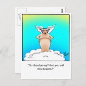 Grappig wijncadeau! briefkaart (Voorkant / Achterkant)