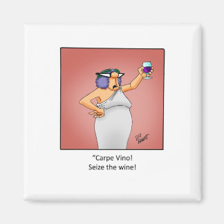 Grappig wijncadeau! magneet