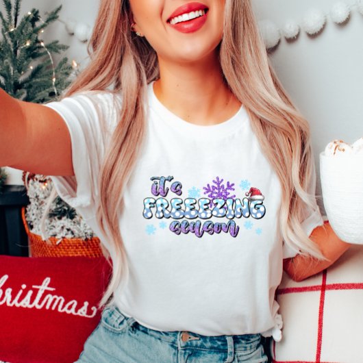 Grappig Winter T-shirt - Het is het vriesseizoen