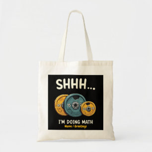 Grappig Wiskunde Gewichtheffen Workout Training Tote Bag