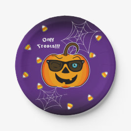Grappig woordy Pumpkin iconic winkS Trekt alleen!! Papieren Bordje